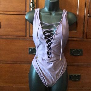 Lavender Shade & Shore Bathing Suit